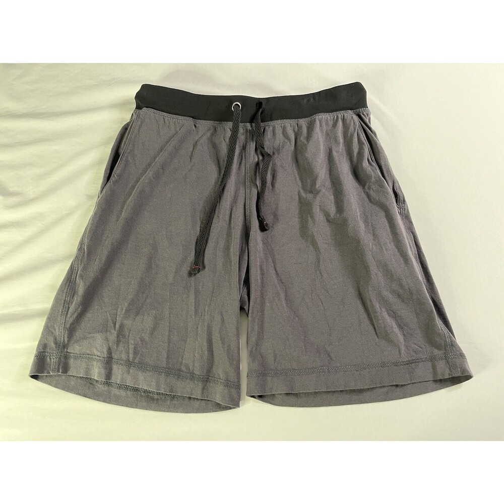 Men's Daniel Buchler Peruvian Pima Cotton Contrast Waistband Short Sz Small Ink